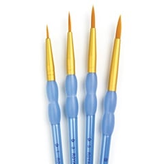 Set de pensule rotunde sintetice Royal & Langnickel 4 bucăți