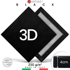 Pânză pe șasiu - neagră 3D PROFI - selectează dimensiunea
