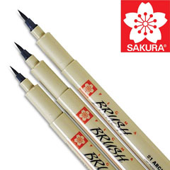 Marker decorativ SAKURA Pigma Brush - selectează nuanța