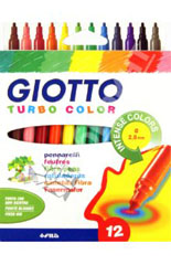 Carioci GIOTTO TURBO COLOR - 12 culori