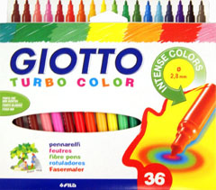 Carioci GIOTTO TURBO COLOR - 36 culori