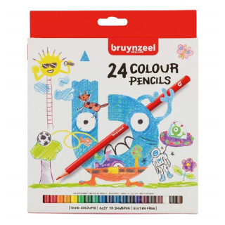 Creioane pentru copii Bruynzeel Holland 24 buc