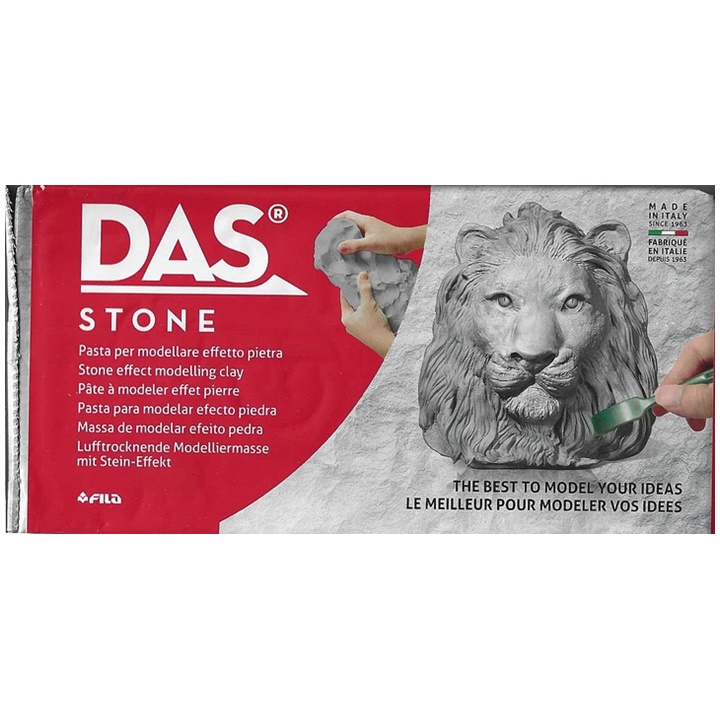 Pastă de modelaj DAS - gri piatră - 1kg