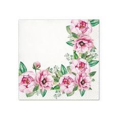 Șervețele decoupage - Floral Border  - 1 buc