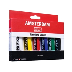 Set culori acrilice AMSTERDAM STANDARD 6 x 20 ml